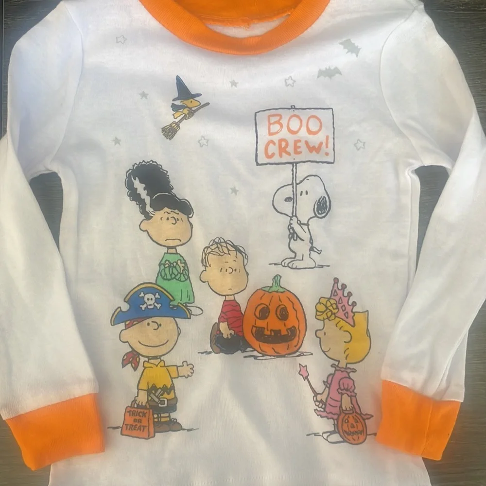 NWOT Unisex Peanuts Halloween Pajama Set - Picture 5 of 5